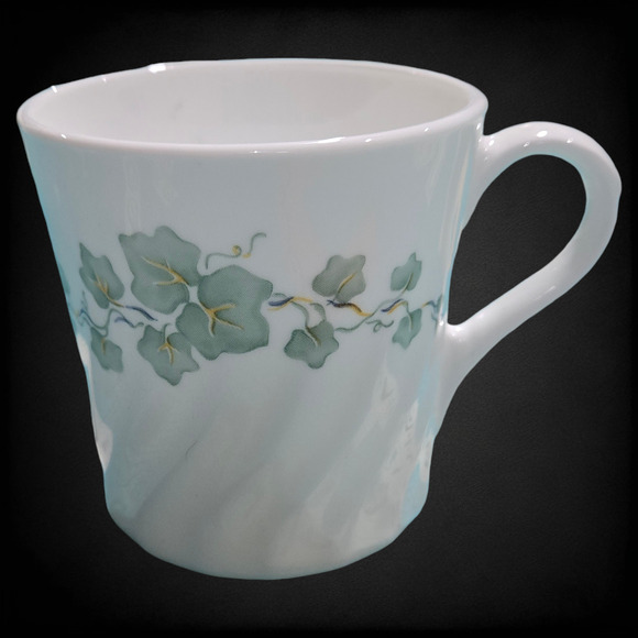 Vintage Corningware Callaway Ivy Mugs USA Made 8oz Coffee Cups Set of 6 - Picture 8 of 12